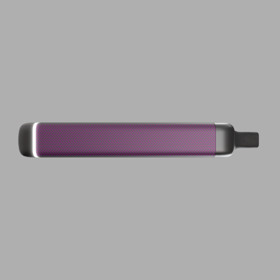 vapeX Frozen Grape 5% Nicotine (10 Pack) disposable vape side product view