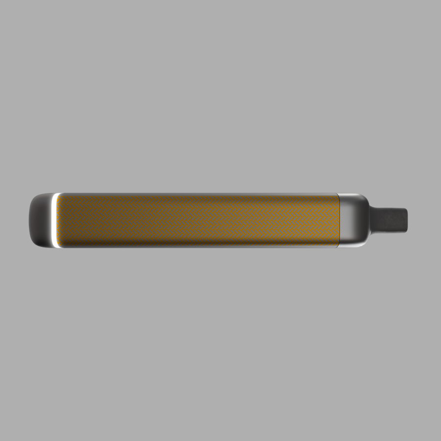 vapeX Frozen Mango Vape 0% Nicotine disposable vape side product view