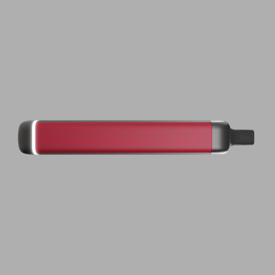 vapeX Iced Red Apple 5% Nicotine (10 Pack) disposable vape side product view