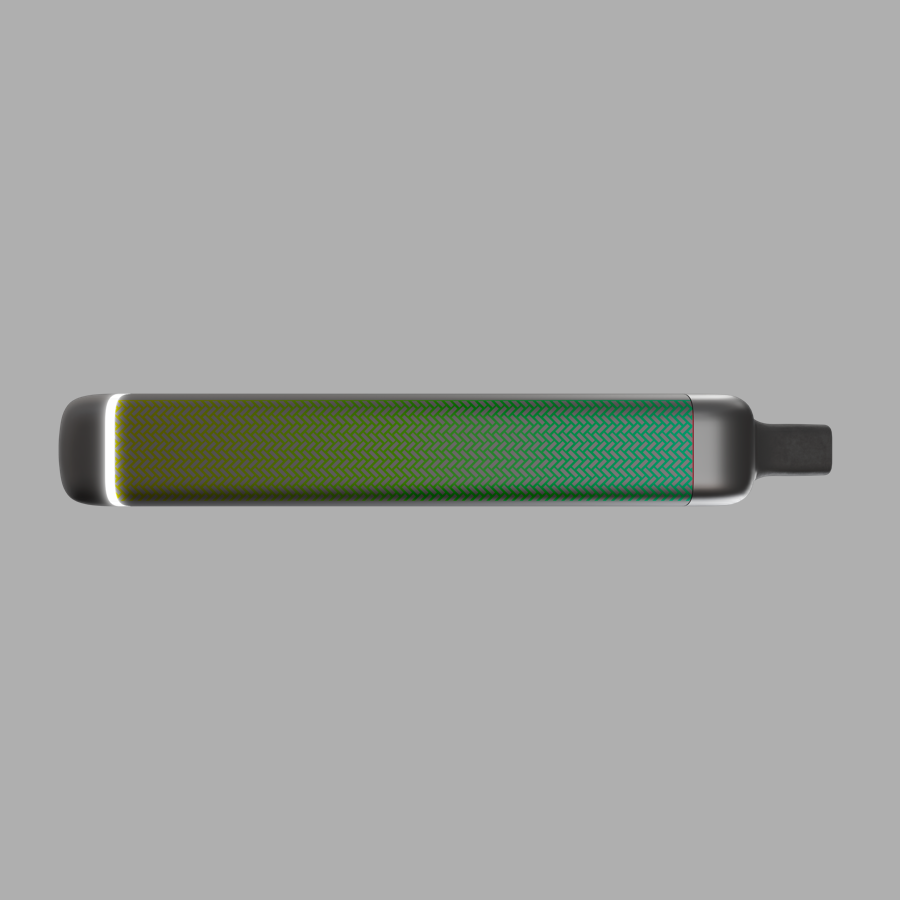 vapeX Lemon Mint 5% Nicotine (10 Pack) disposable vape side product view