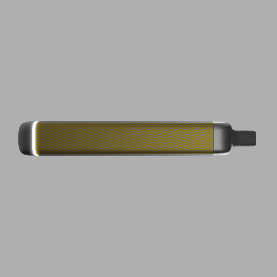 vapeX Frozen Pineapple Vape 0% Nicotine disposable vape side product view